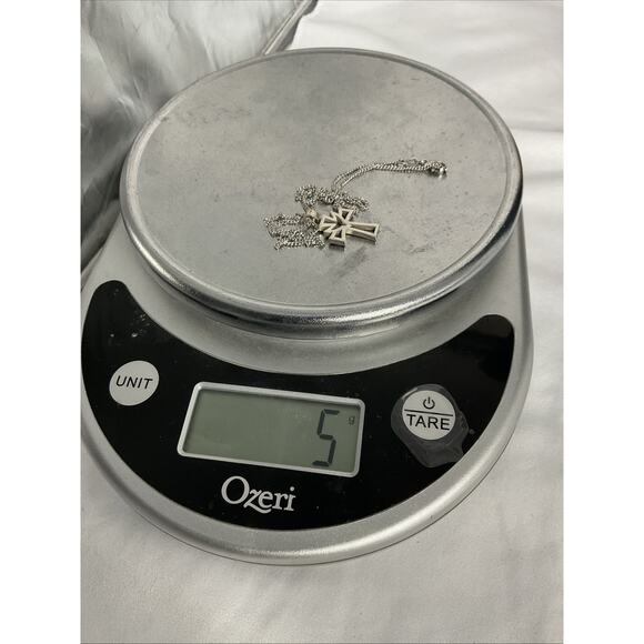 James Avery Retired Sterling Silver Holy Spirit Descending Dove Cross Pendant - Picture 6 of 6